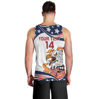 Custom USA Rugby Sevens Men Tank Top Go Eagles Flag Style - Wonder Print Shop