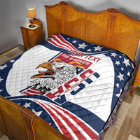 Custom USA Rugby Sevens Quilt Go Eagles Flag Style - Wonder Print Shop