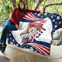 Custom USA Rugby Sevens Quilt Go Eagles Flag Style - Wonder Print Shop