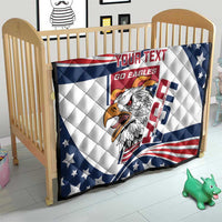 Custom USA Rugby Sevens Quilt Go Eagles Flag Style - Wonder Print Shop