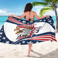 Custom USA Rugby Sevens Sarong Go Eagles Flag Style - Wonder Print Shop