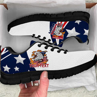 Personalized USA Rugby Sevens Sneakers Go Eagles Flag Style - Wonder Print Shop