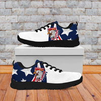 Personalized USA Rugby Sevens Sneakers Go Eagles Flag Style - Wonder Print Shop
