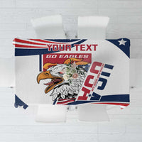 Custom USA Rugby Sevens Tablecloth Go Eagles Flag Style - Wonder Print Shop