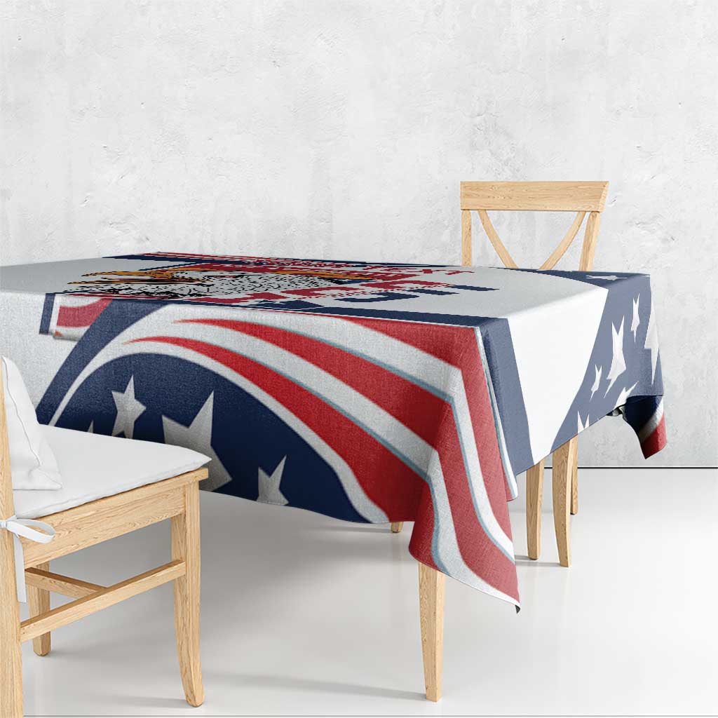 Custom USA Rugby Sevens Tablecloth Go Eagles Flag Style - Wonder Print Shop