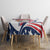 Custom USA Rugby Sevens Tablecloth Go Eagles Flag Style - Wonder Print Shop
