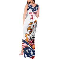 Custom USA Rugby Sevens Tank Maxi Dress Go Eagles Flag Style - Wonder Print Shop