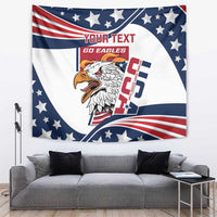 Custom USA Rugby Sevens Tapestry Go Eagles Flag Style - Wonder Print Shop