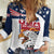 Custom USA Rugby Sevens Women Casual Shirt Go Eagles Flag Style - Wonder Print Shop