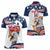 Custom USA Rugby Sevens Women Polo Shirt Go Eagles Flag Style - Wonder Print Shop
