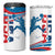 USA Basketball 4 in 1 Can Cooler Tumbler 2024 Go Dream Team Curve Style - Wonder Print Shop