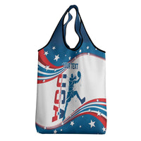 Custom USA Basketball Grocery Bag 2024 Go Dream Team Curve Style