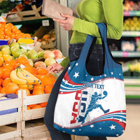 Custom USA Basketball Grocery Bag 2024 Go Dream Team Curve Style