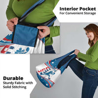 Custom USA Basketball Grocery Bag 2024 Go Dream Team Curve Style