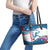 Custom USA Basketball Leather Tote Bag 2024 Go Dream Team Curve Style - Wonder Print Shop