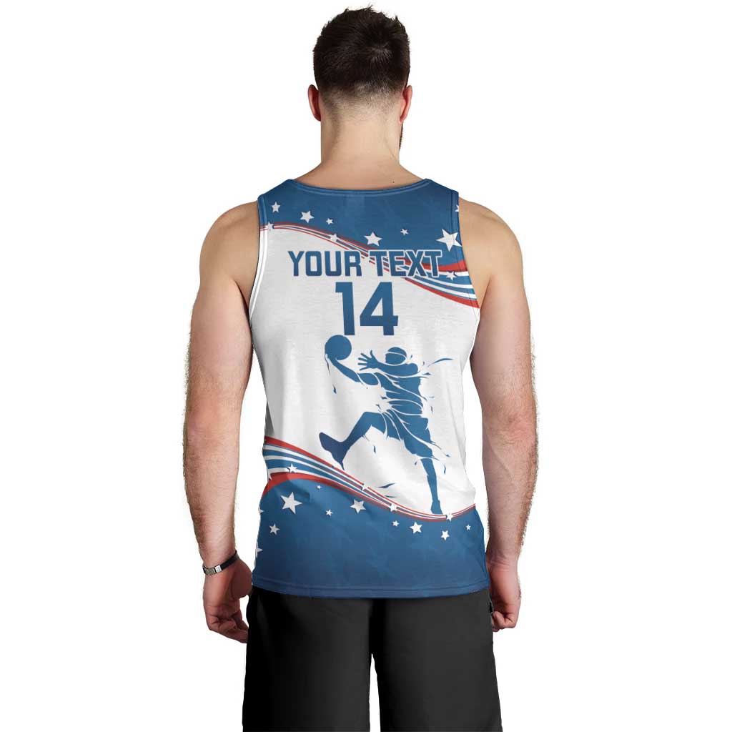 Custom USA Basketball Men Tank Top 2024 Go Dream Team Curve Style - Wonder Print Shop