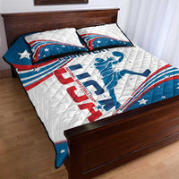Custom USA Basketball Quilt Bed Set 2024 Go Dream Team Curve Style - Wonder Print Shop