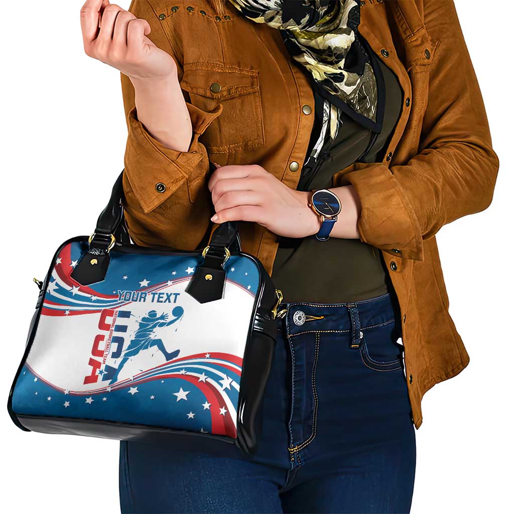 Custom USA Basketball Shoulder Handbag 2024 Go Dream Team Curve Style