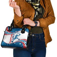 Custom USA Basketball Shoulder Handbag 2024 Go Dream Team Curve Style