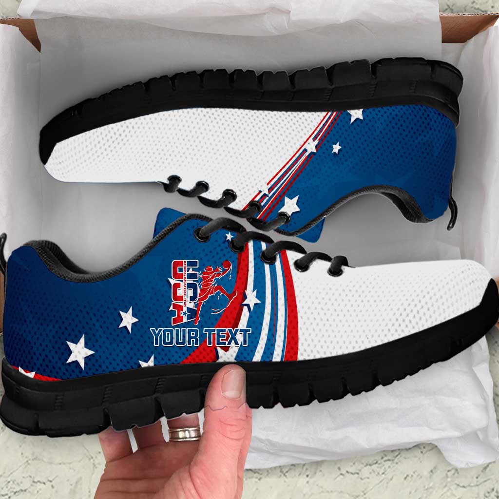 Personalized USA Basketball Sneakers 2024 Go Dream Team Curve Style - Wonder Print Shop
