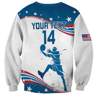 Custom USA Basketball Sweatshirt 2024 Go Dream Team Curve Style - Wonder Print Shop