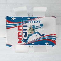 Custom USA Basketball Tablecloth 2024 Go Dream Team Curve Style - Wonder Print Shop