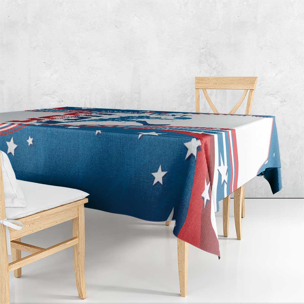 Custom USA Basketball Tablecloth 2024 Go Dream Team Curve Style - Wonder Print Shop