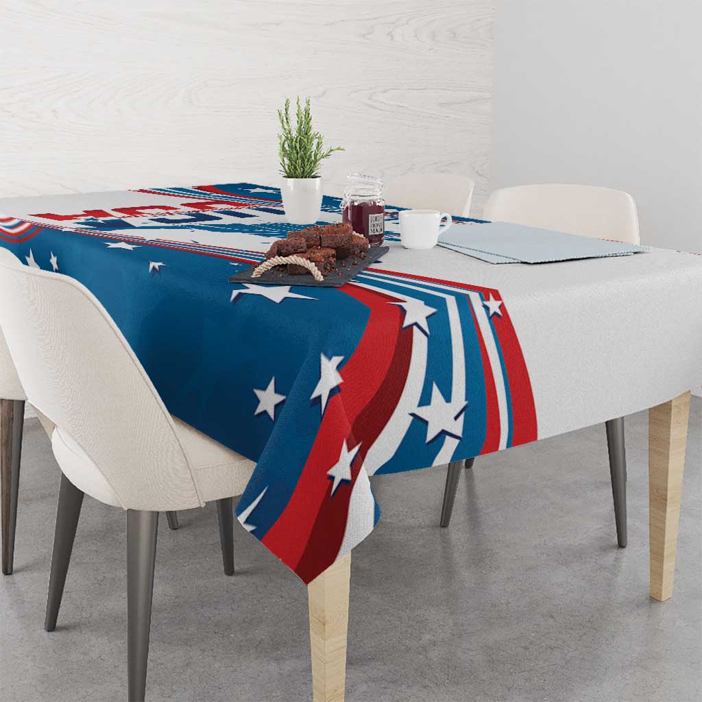 Custom USA Basketball Tablecloth 2024 Go Dream Team Curve Style - Wonder Print Shop