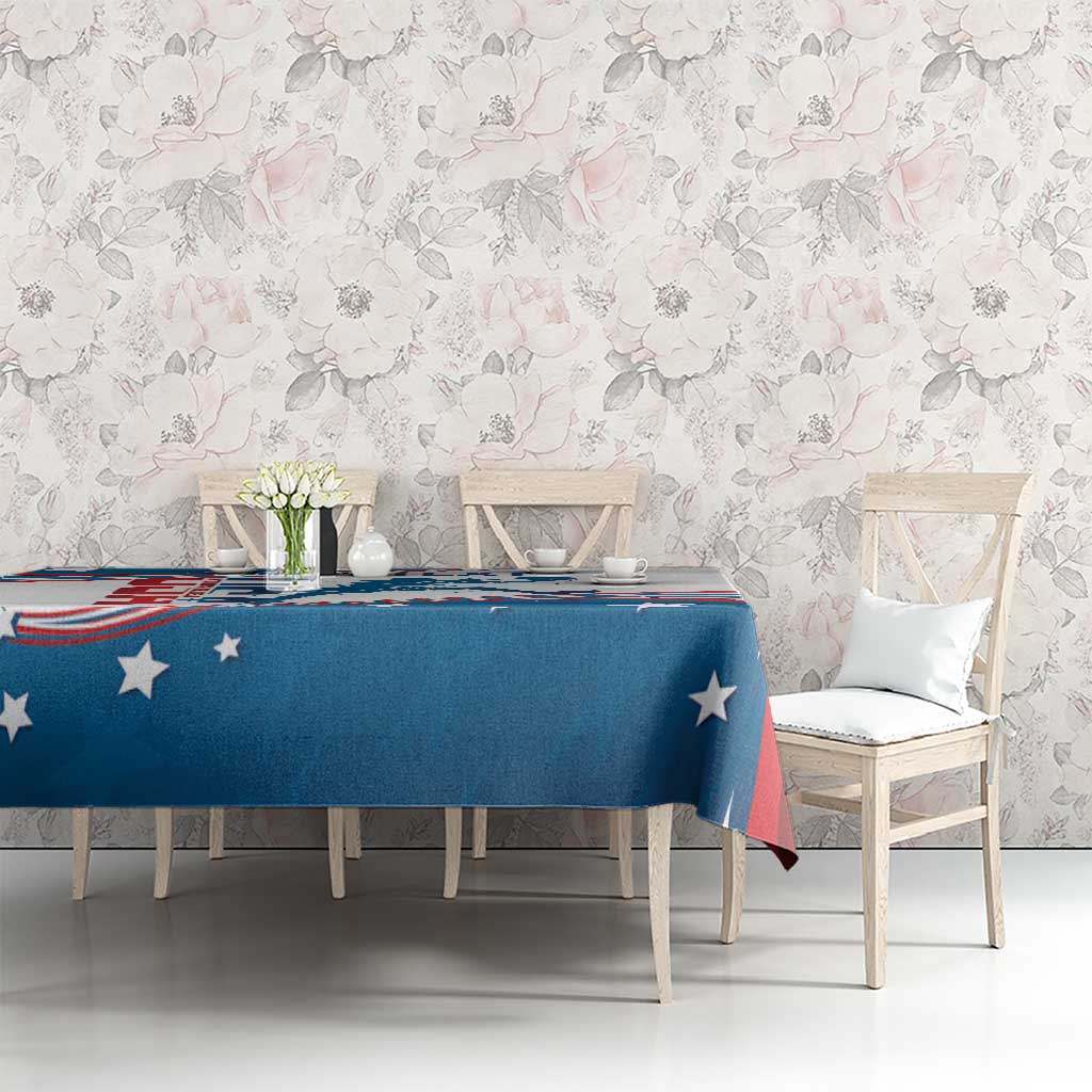 Custom USA Basketball Tablecloth 2024 Go Dream Team Curve Style - Wonder Print Shop