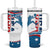 USA Basketball Tumbler With Handle 2024 Go Dream Team Curve Style - Wonder Print Shop