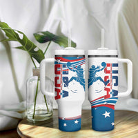 USA Basketball Tumbler With Handle 2024 Go Dream Team Curve Style - Wonder Print Shop