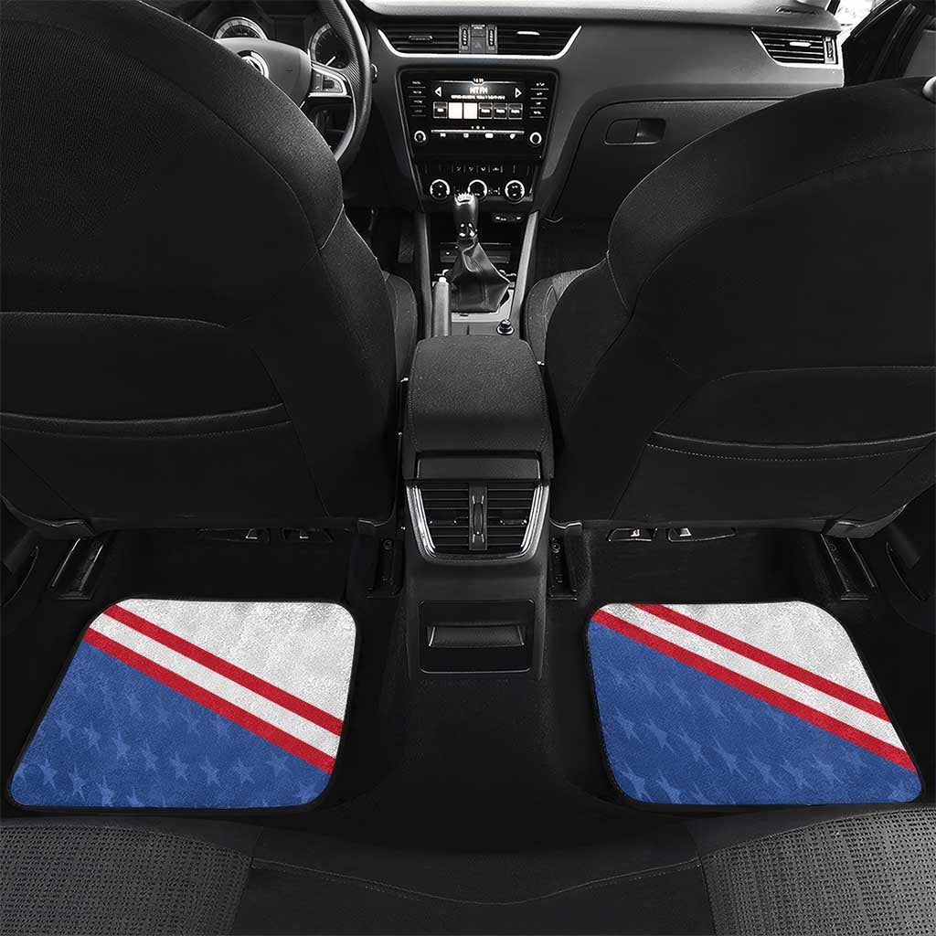 Personalized USA Cycling Car Mats United States Bike Racing Lover - Wonder Print Shop