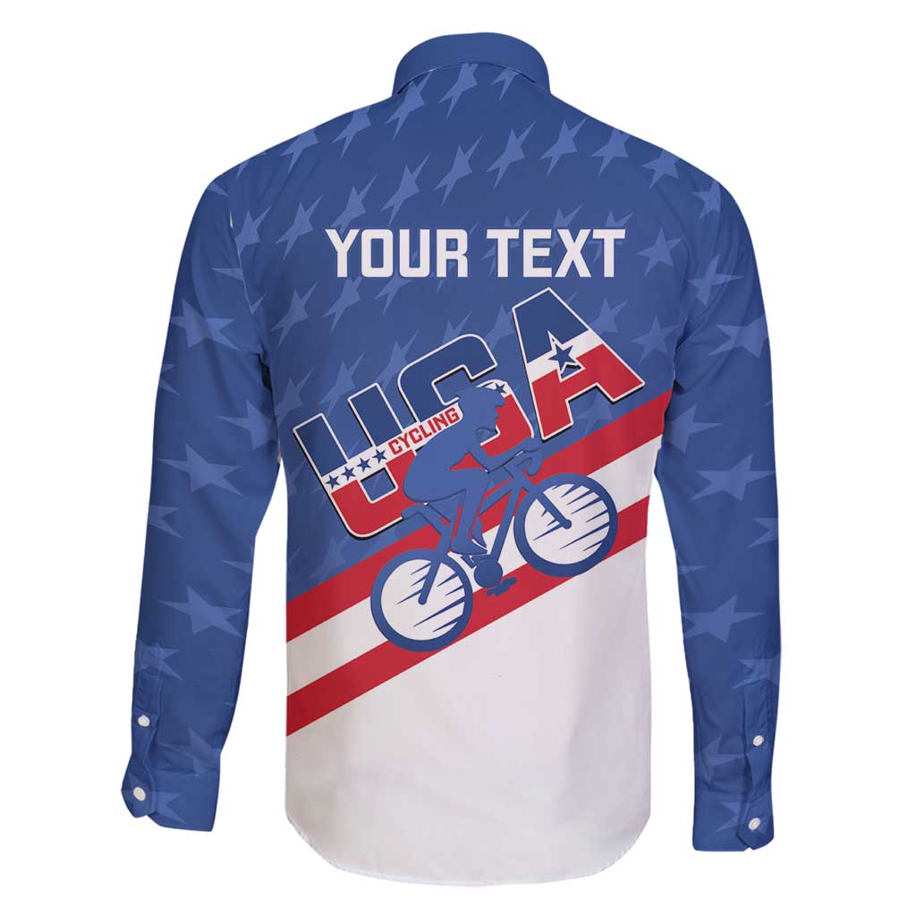 Personalized USA Cycling Family Matching Long Sleeve Bodycon Dress and Hawaiian Shirt United States Bike Racing Lover - Wonder Print Shop