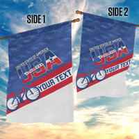 Personalized USA Cycling Garden Flag United States Bike Racing Lover - Wonder Print Shop
