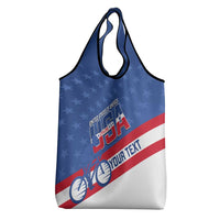 Personalized USA Cycling Grocery Bag United States Bike Racing Lover