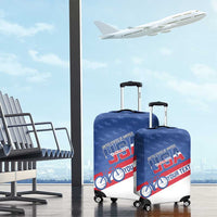 Personalized USA Cycling Luggage Cover United States Bike Racing Lover - Wonder Print Shop
