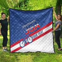 Personalized USA Cycling Quilt United States Bike Racing Lover - Wonder Print Shop