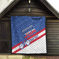 Personalized USA Cycling Quilt United States Bike Racing Lover - Wonder Print Shop