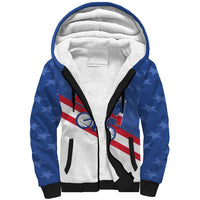 Personalized USA Cycling Sherpa Hoodie United States Bike Racing Lover - Wonder Print Shop