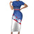 Personalized USA Cycling Short Sleeve Bodycon Dress United States Bike Racing Lover - Wonder Print Shop