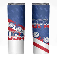 USA Cycling Skinny Tumbler United States Bike Racing Lover - Wonder Print Shop