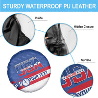Personalized USA Cycling Spare Tire Cover United States Bike Racing Lover - Wonder Print Shop