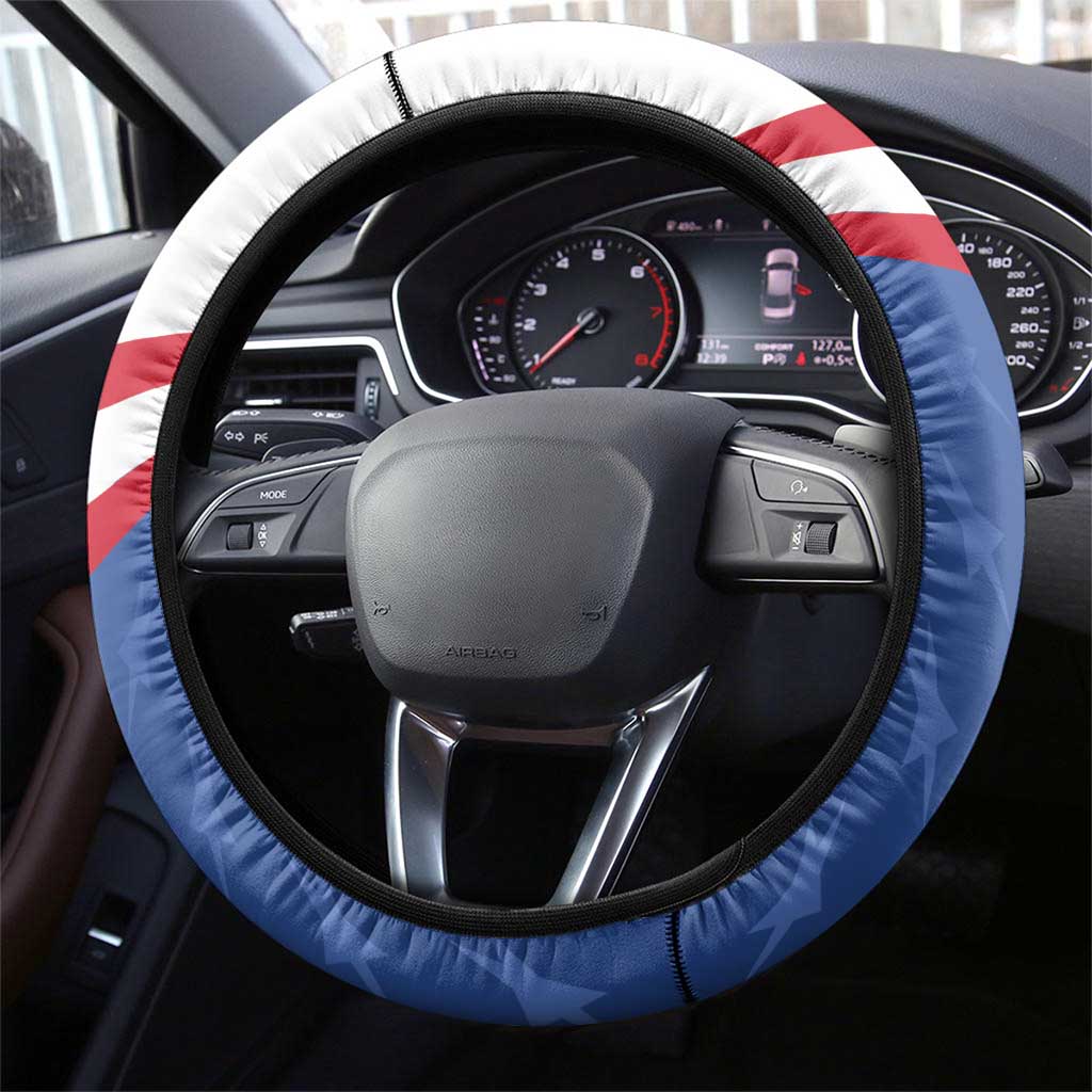 USA Cycling Steering Wheel Cover United States Bike Racing Lover - Wonder Print Shop