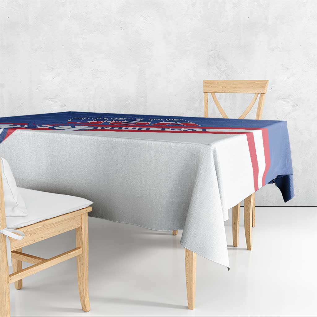 Personalized USA Cycling Tablecloth United States Bike Racing Lover - Wonder Print Shop