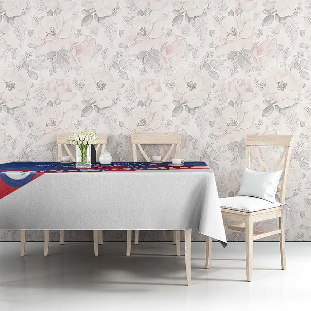 Personalized USA Cycling Tablecloth United States Bike Racing Lover - Wonder Print Shop