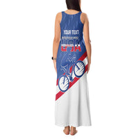 Personalized USA Cycling Tank Maxi Dress United States Bike Racing Lover - Wonder Print Shop