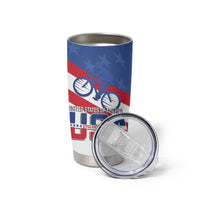 USA Cycling Tumbler Cup United States Bike Racing Lover - Wonder Print Shop