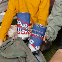 USA Cycling Tumbler Cup United States Bike Racing Lover - Wonder Print Shop