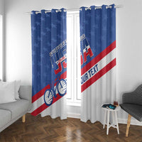 Personalized USA Cycling Window Curtain United States Bike Racing Lover - Wonder Print Shop