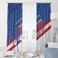Personalized USA Cycling Window Curtain United States Bike Racing Lover - Wonder Print Shop